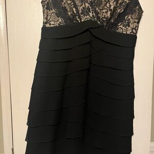 Black and cream party dress never worn